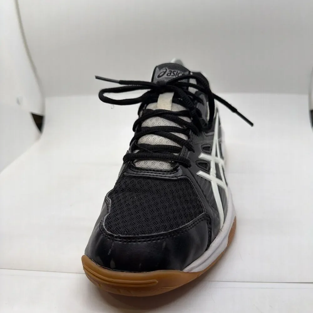 Asics Shoes Womens 9 Gel Upcourt 3 Volleyball Shoe 1072A031 Laced Up Black Slip